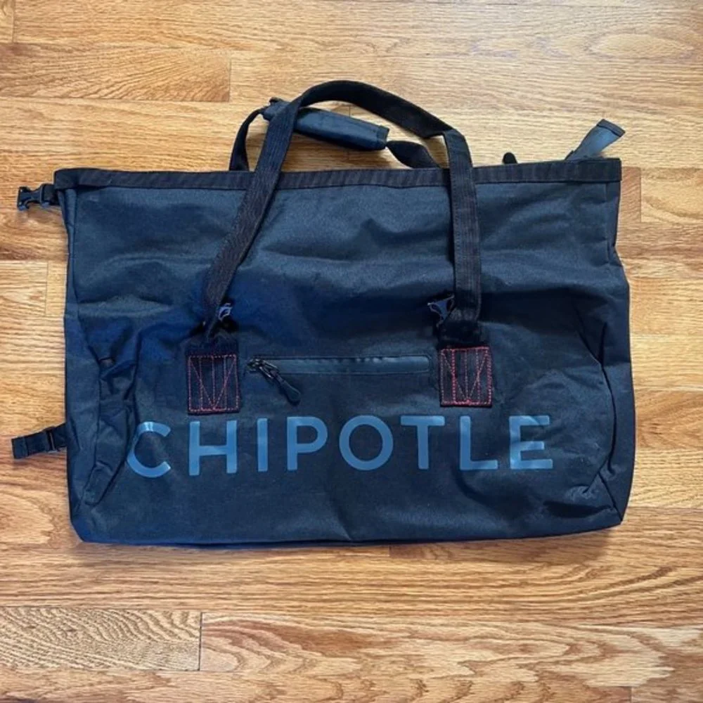 EUC‎ Chipotle Duffle Bag Unisex Limited Edition Black Water Resistant
